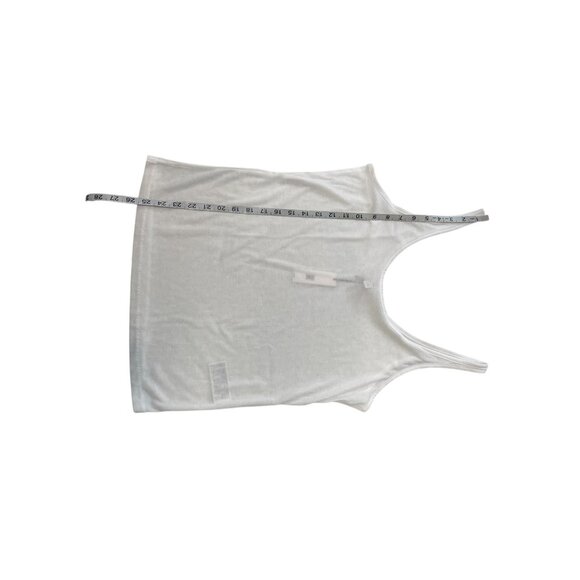 Banana Republic Womens Ribbed Tank Tops L Pink & White Cotton Blend Lightweight - Picture 7 of 8